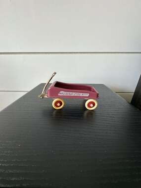 Vintage Radio Flyer Streak-O-Lite Miniature Metal Wagon